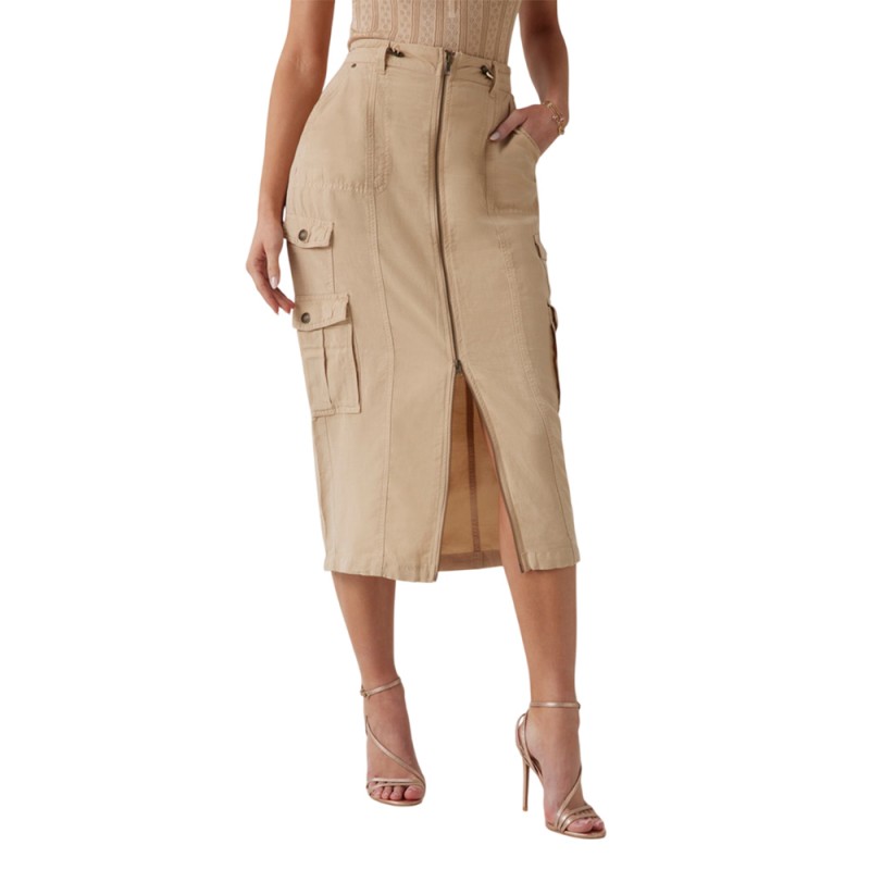 Guess CASEY CARGO SKIRT ΦΟΥΣΤΑ (W5GD1HWG8N0 F14Z)