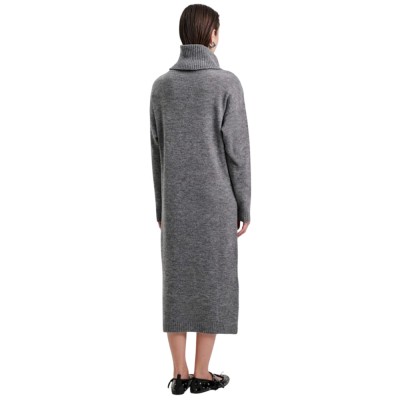 Combos Knitwear ΦΟΡΕΜΑ ΖΙΒΑΓΚΟ ΜΑΞΙ (W5THDZ0080 GREY)