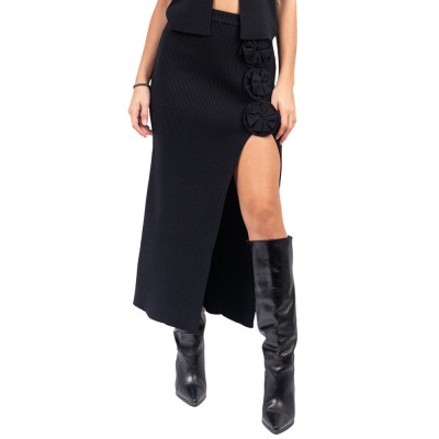 Combos Knitwear ΦΟΥΣΤΑ ΣΚΙΣΙΜΟ ΛΟΥΛΟΥΔΙ (W5TSSL0083 Black)