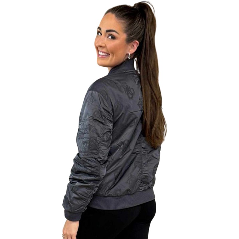Guess PHILOMENE LOGO BOMBER ΜΠΟΥΦΑΝ ΓΥΝΑΙΚΕΙΟ (W5YL08WHDK2 JTMU)