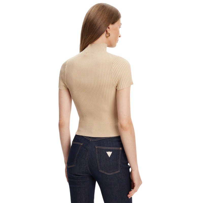 Guess SS JAYLA MOCK NECK SWTR ΠΛΕΚΤΟ ΓΥΝΑΙΚΕΙΟ (W5YR04Z0040 G1L7)