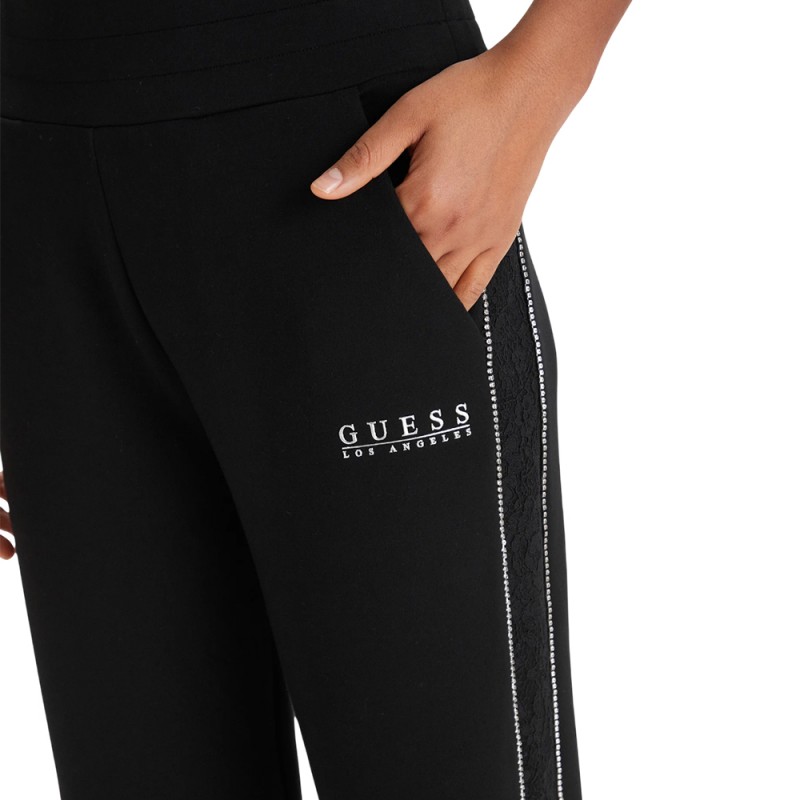 Guess NEW VICTOIRE SCUBA PANT ΠΑΝΤΕΛΟΝΙ (W6RB45KBYE2 JBLK)