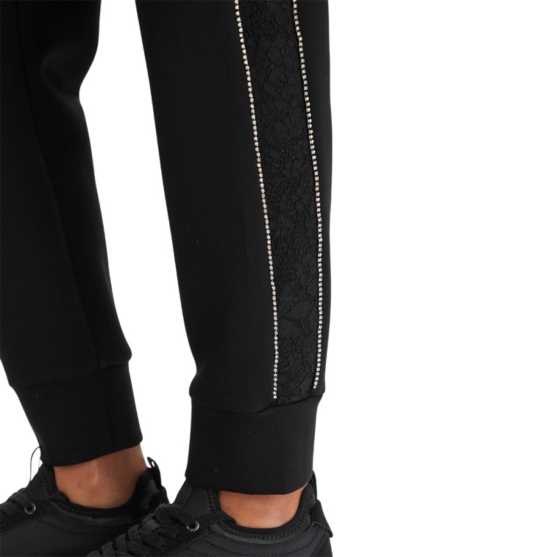 Guess NEW VICTOIRE SCUBA PANT ΠΑΝΤΕΛΟΝΙ (W6RB45KBYE2 JBLK)