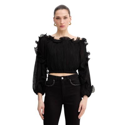 Guess LS GABRIELLA TOP ΠΟΥΚΑΜΙΣΟ (W6RH29WI342 JBLK)