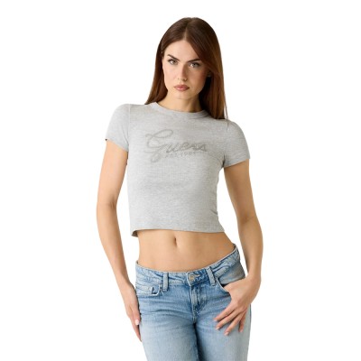 Guess SS CN GUESS STUDS SCRIPT TEE ΜΠΛΟΥΖΑ (W6RI22KA0H1 LMGY)