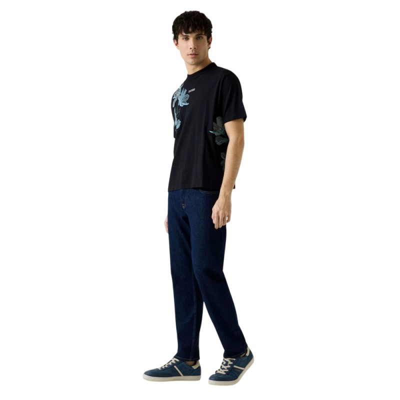 Guess SS CN BOTANICAL TEE ΜΠΛΟΥΖΑ (W6RI36I3Z14 JBLK)