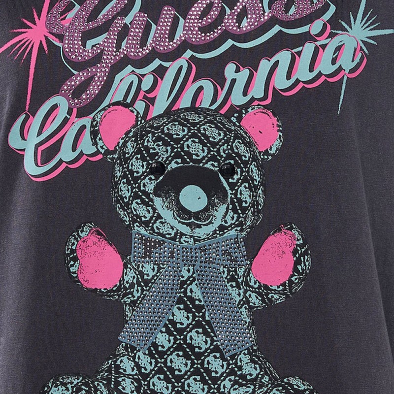 Guess SS CN GUESS BEAR TEE ΜΠΛΟΥΖΑ (W6RI38I3Z14 JTMU)