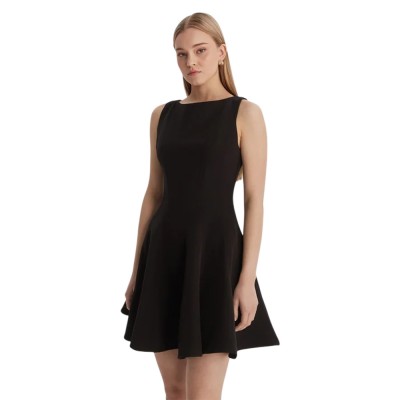 Guess SL DAFNE FLARE DRESS ΦΟΡΕΜΑ (W6RK57WJ792 JBLK)