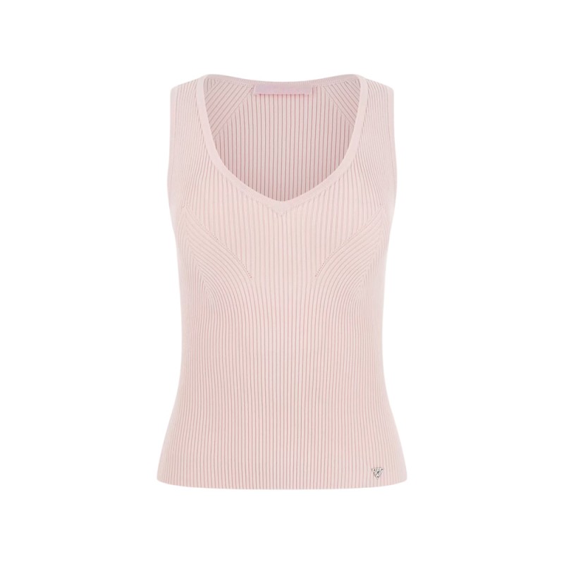 Guess SL VN STELLA TANK TOP SWTR ΠΛΕΚΤΟ (W6RR36Z0132 A627)
