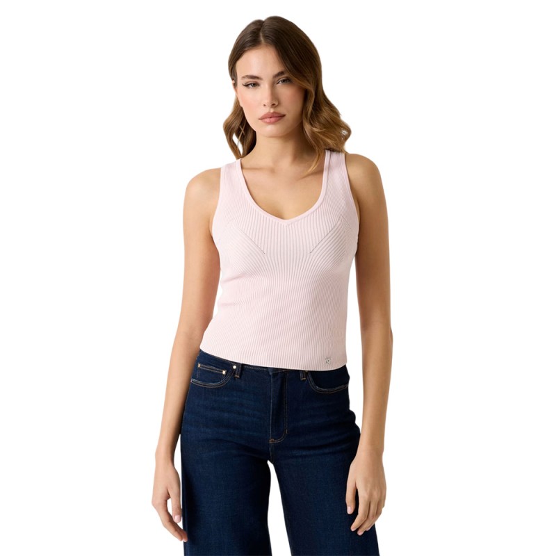 Guess SL VN STELLA TANK TOP SWTR ΠΛΕΚΤΟ (W6RR36Z0132 A627)