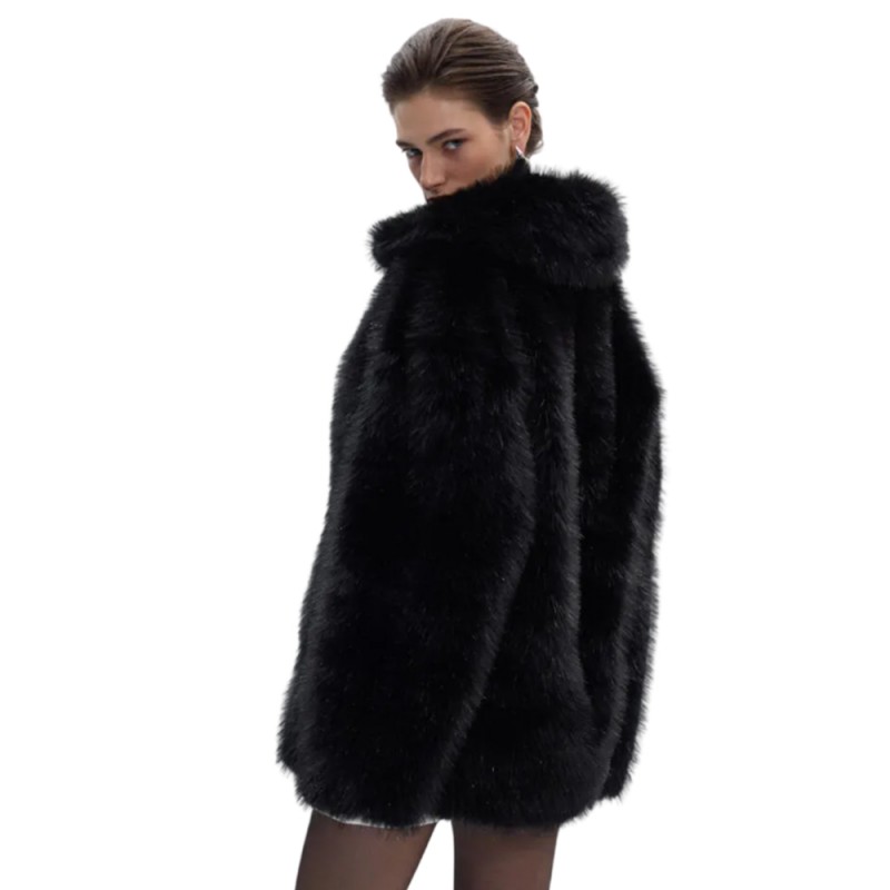 Combos Knitwear Midnight Faux Fur (W6UNFU0120 TYPE)