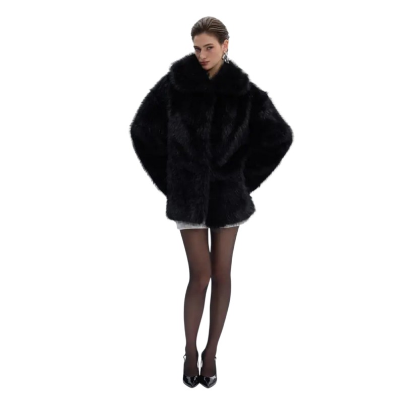 Combos Knitwear Midnight Faux Fur (W6UNFU0120 TYPE)