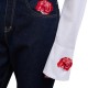 COMBOS BLOOM SHIRT (W7ELSH0116 WHITE) COMBOS BLOOM SHIRT (W7ELSH0116 WHITE)