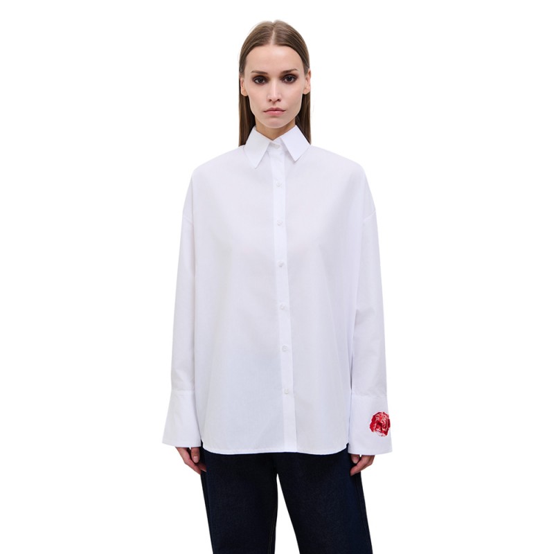 COMBOS BLOOM SHIRT (W7ELSH0116 WHITE) COMBOS BLOOM SHIRT (W7ELSH0116 WHITE)