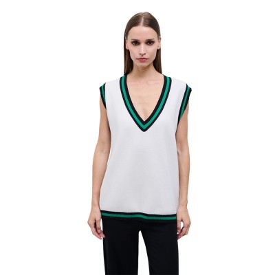 COMBOS MONACO KNIT VEST (W7FAGI0031 TYPE)