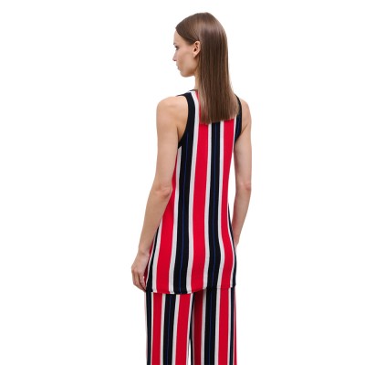 COMBOS PINSTRIPE KNIT TOP (W7THBL0074 TYPE)