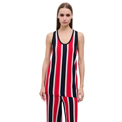 COMBOS PINSTRIPE KNIT TOP (W7THBL0074 TYPE)