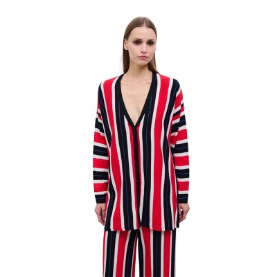 COMBOS PINSTRIPE CARDIGAN (W7THCL0076 TYPE)