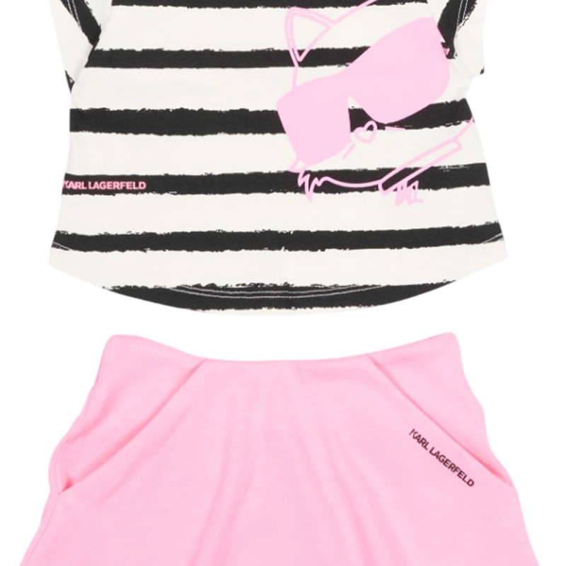 Karl Lagerfeld ΣΕΤ T-SHIRT & ΦΟΥΣΤΑ (Z31065 462)